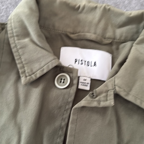 Olive Star Print Jacket - Picture 2 of 3